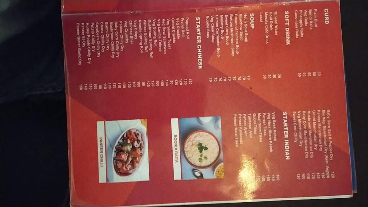 New Little Hut Restaurant menu