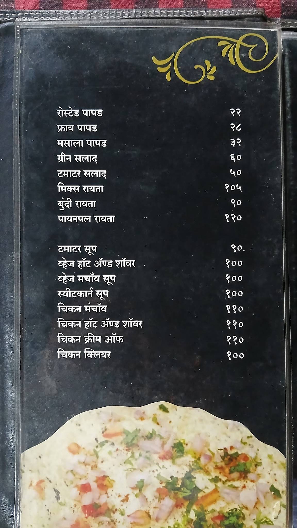 Nishka Cafe & Restaurant menu