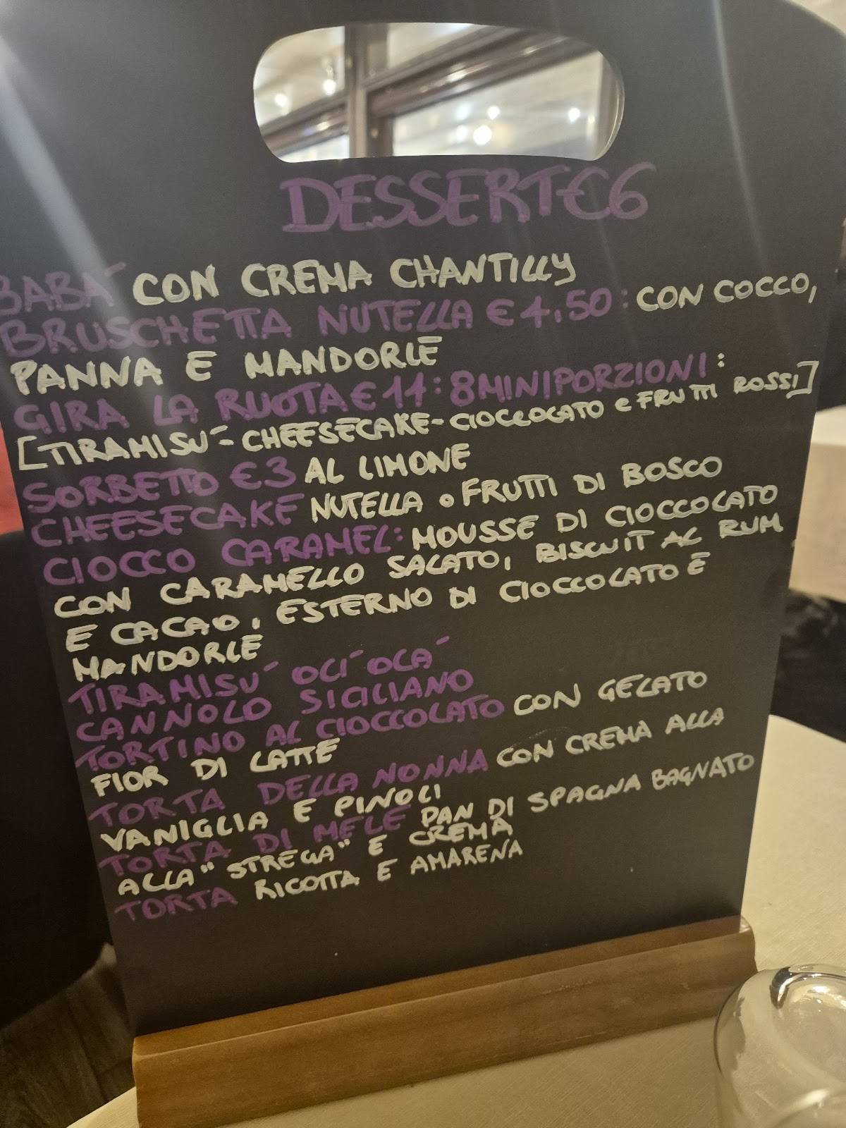 Menu di Olì Olà 