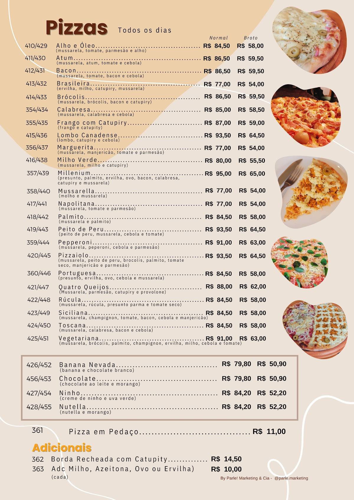 Padaria Millenium Jacareí cardápio