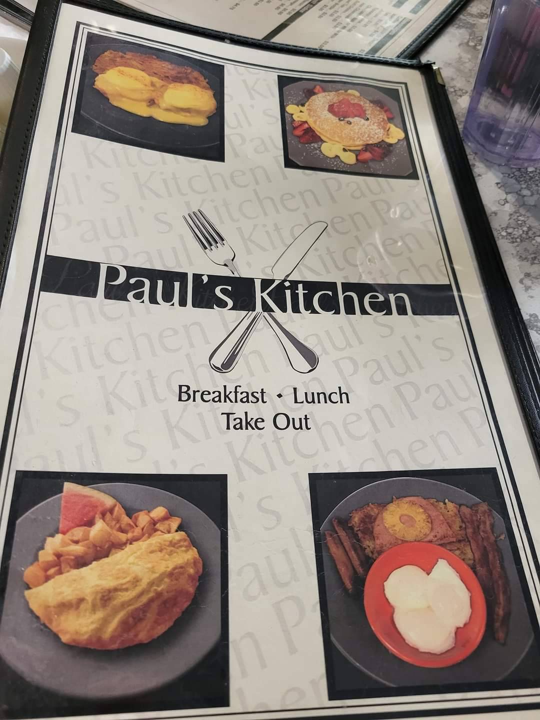 Menu at Paul's Kitchen, Darbhanga