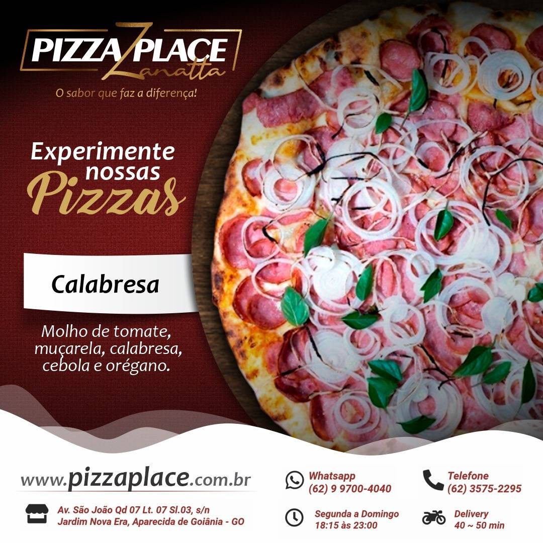 Pizza Place cardápio