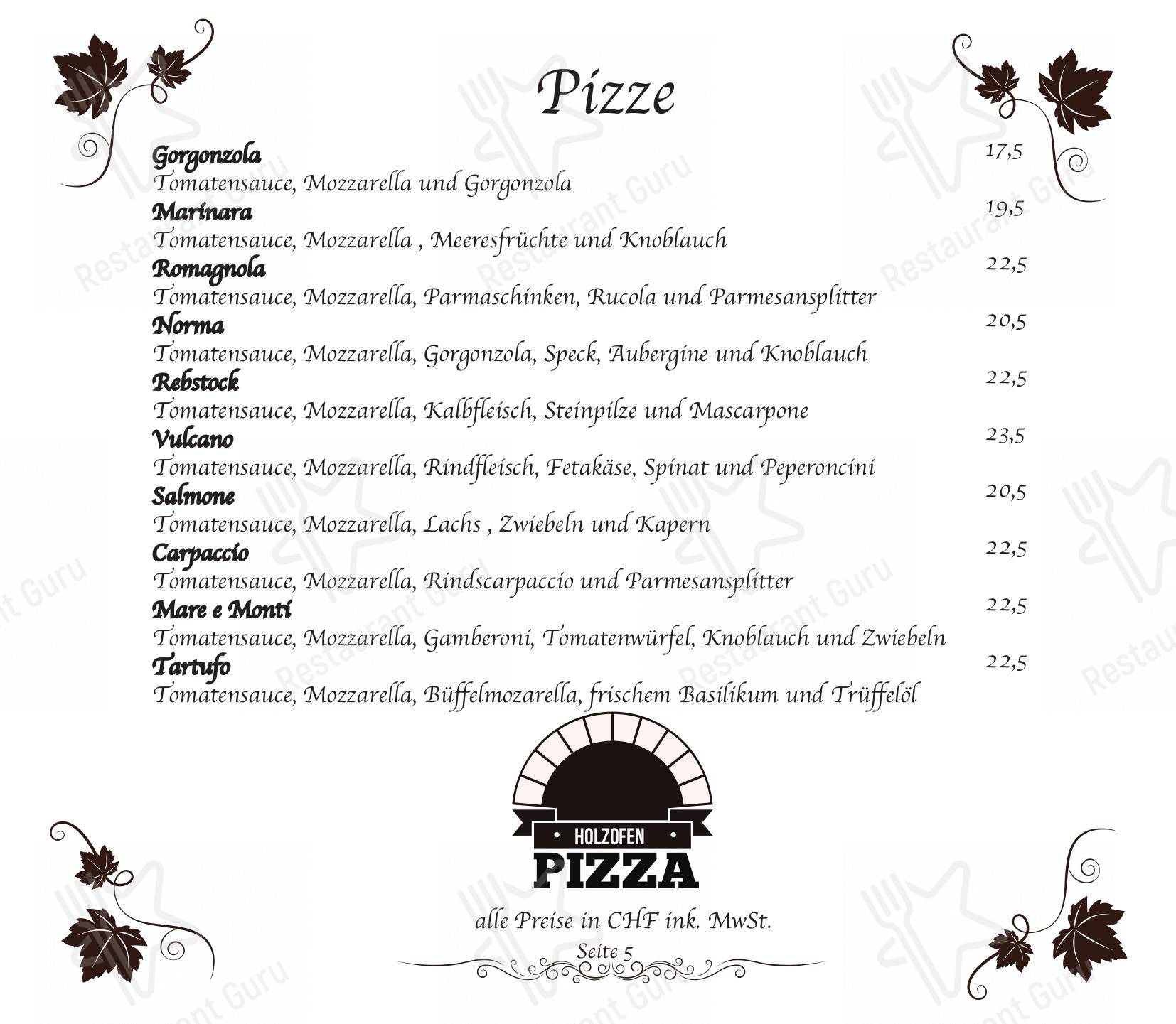 Детское per Pizzeria Rebstock in Neuhausen am Rheinfall