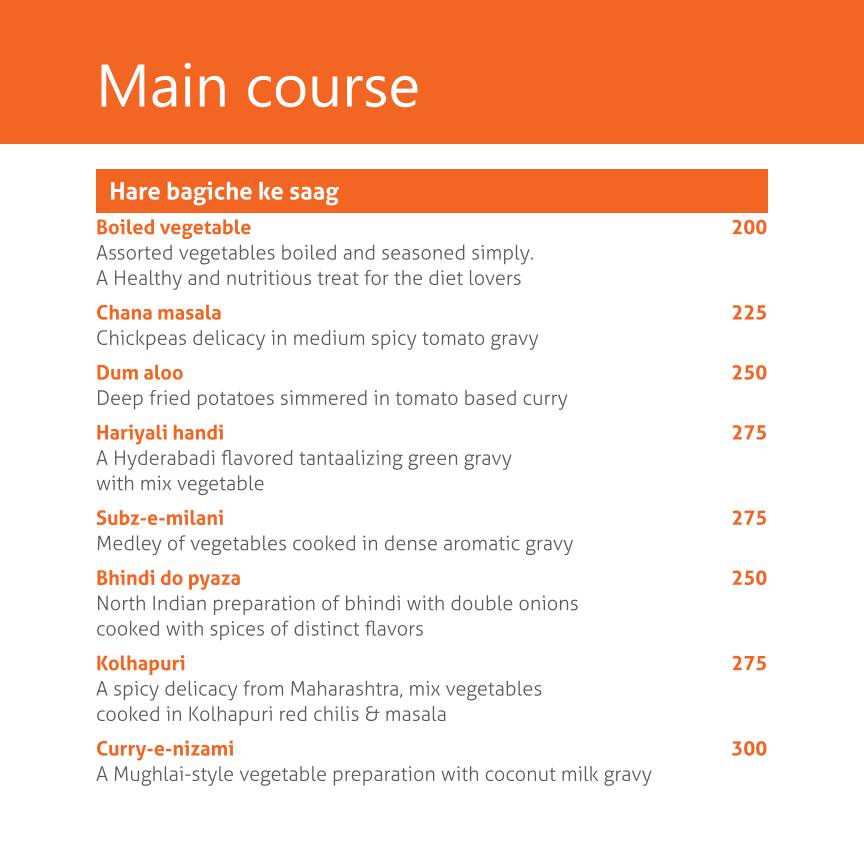 Pukhraj Restaurant menu