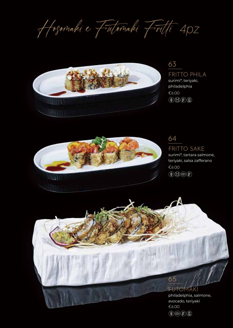 Menu di Ristorante Giapponese Hanami Parma 