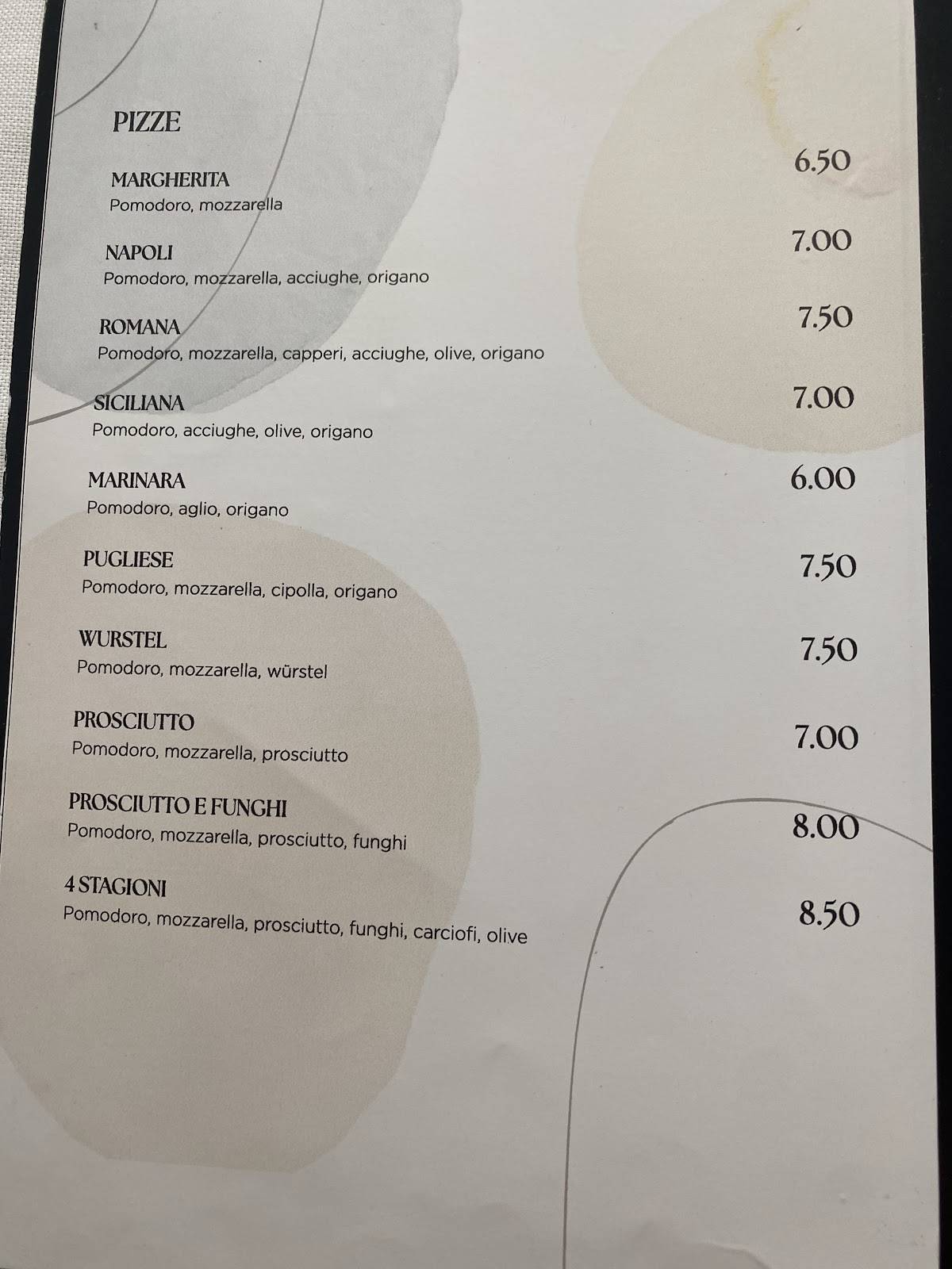 Menu di Ristorante Magrej 