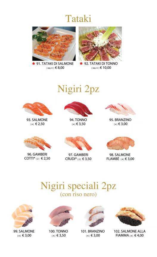 Menu di Sushi Jolly 