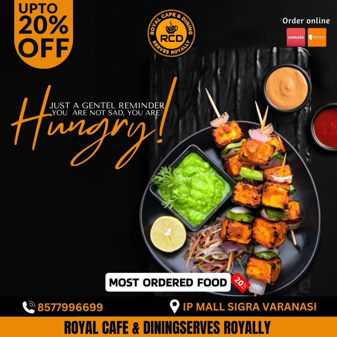 Royal Cafe & Dining : Best Restaurant in Varanasi menu