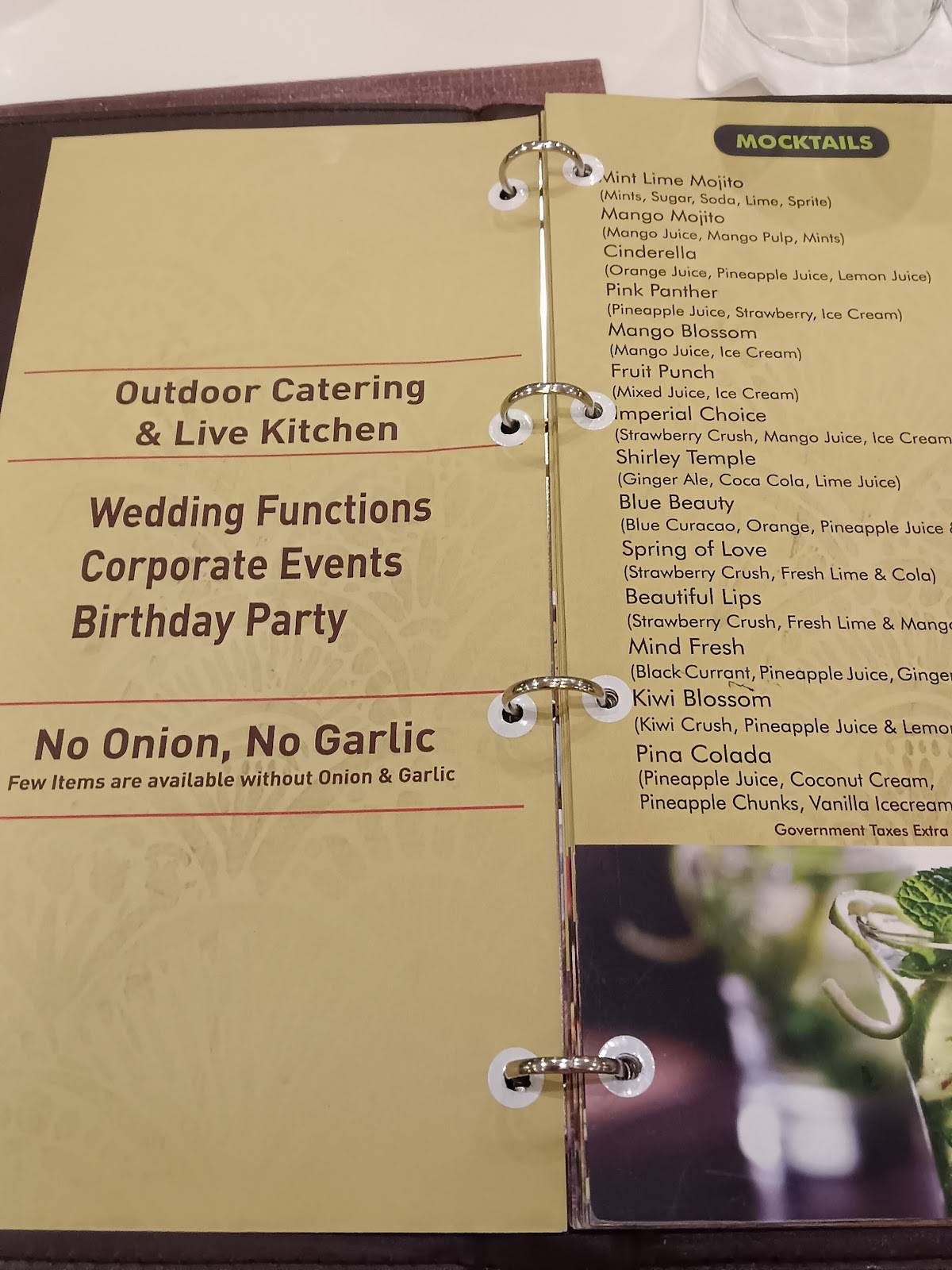 Sagar Ratna Pure Veg Restaurant menu