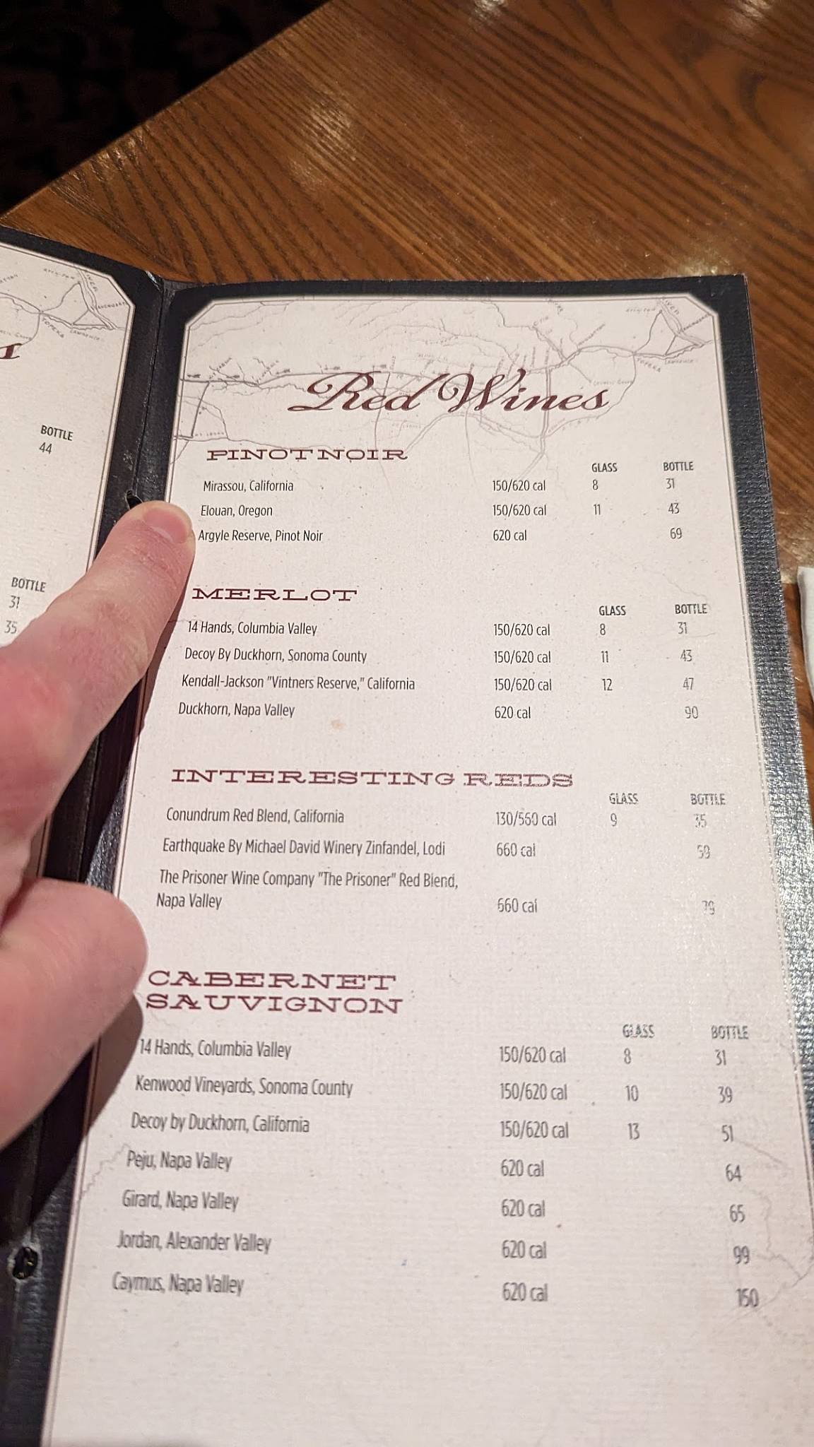 Menu at Saltgrass Steak House restaurant, Las Vegas