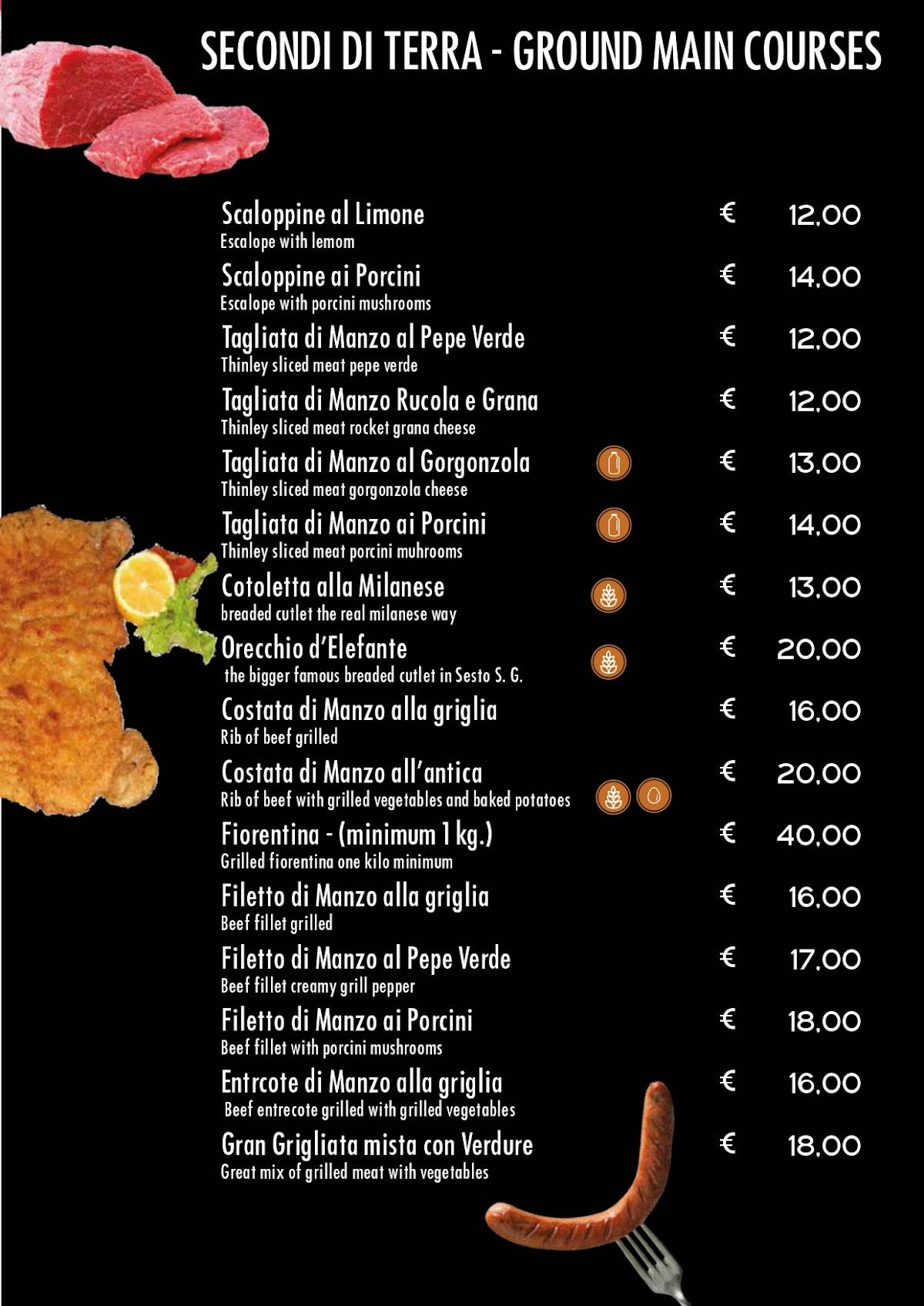 Menu di San Mina 