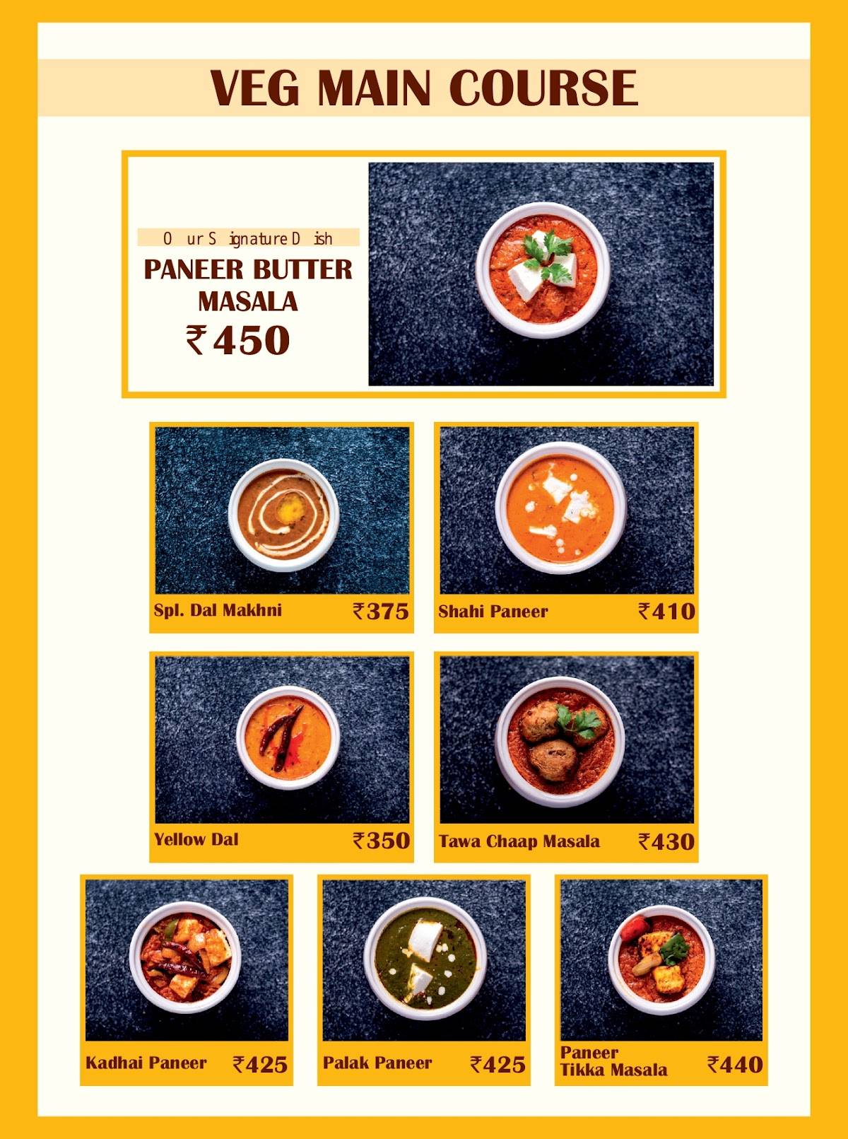 Sandoz Restaurant - Paschim Vihar menu