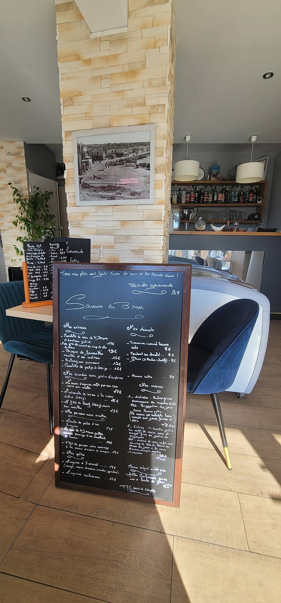 Menu Au Saveurs Du Brusc Restaurant Six Fours Les Plages