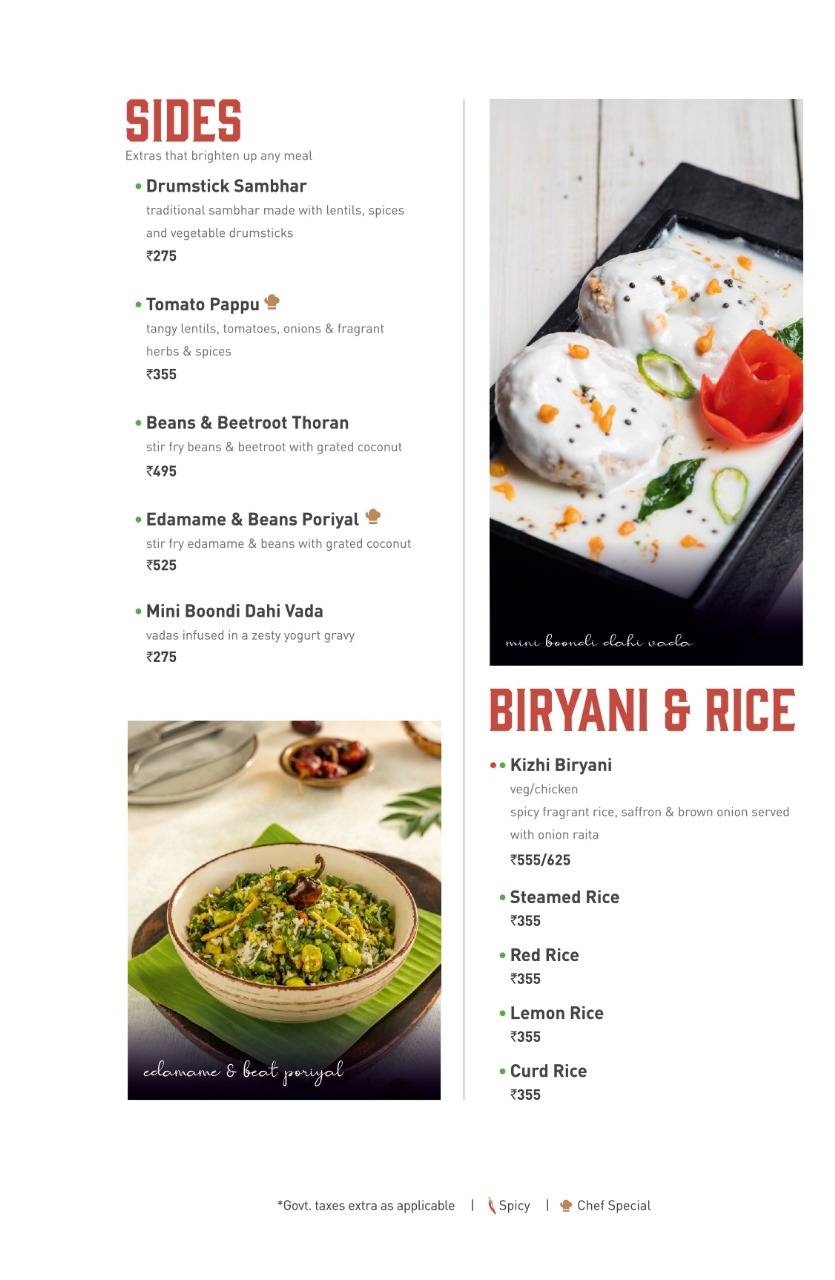 Sizzling Shack menu