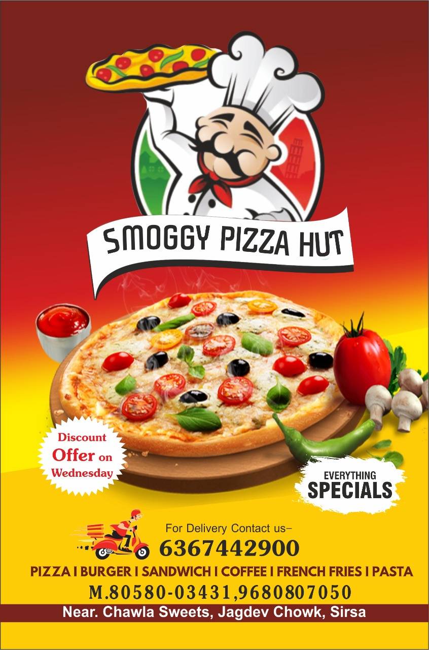 Smoggy Pizza Hut menu