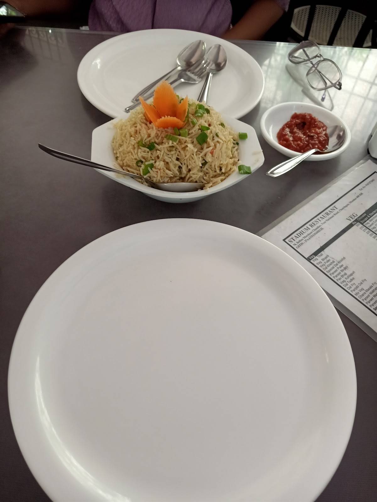 Stadium Restaurant menu