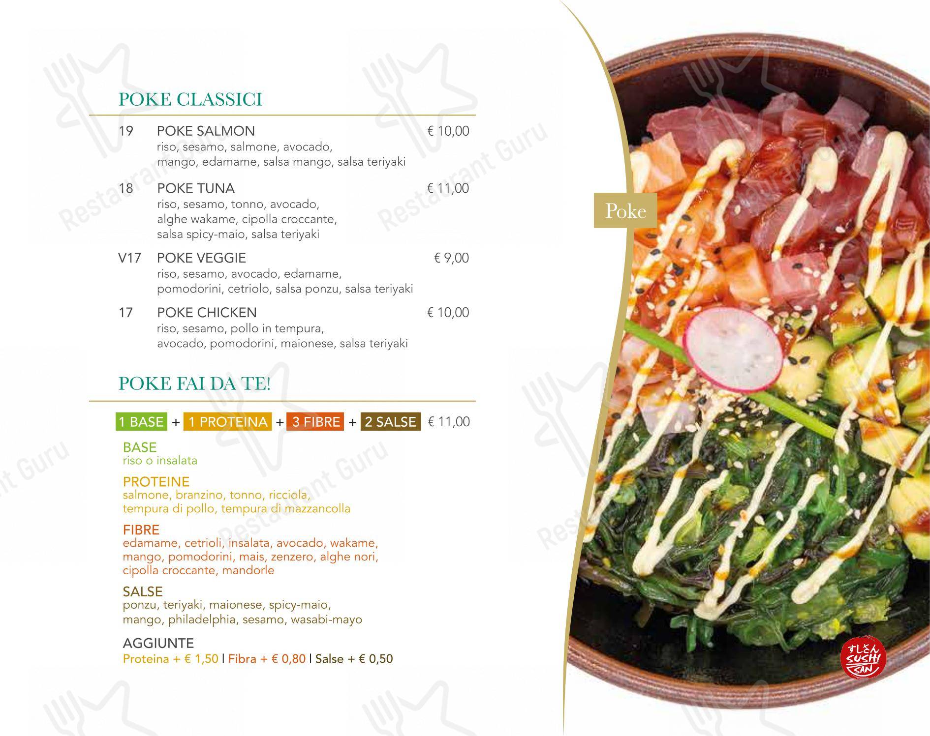 Menu di Sushi San 