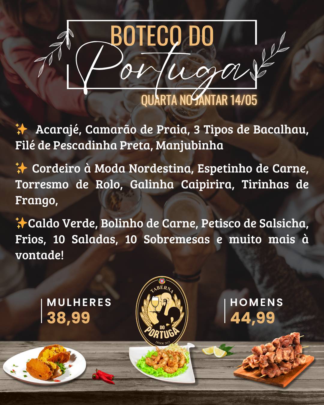 Taberna Do Portuga cardápio