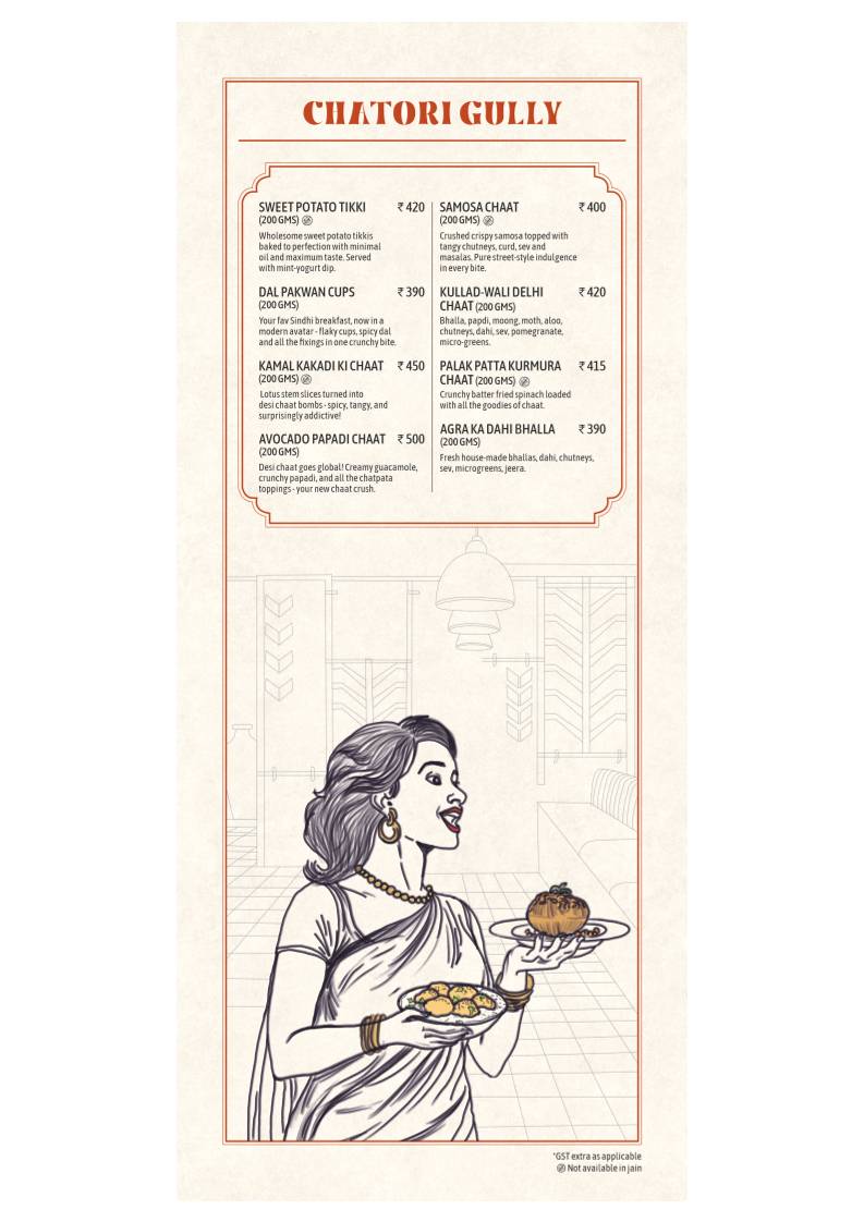 Terracotta Multicuisine Restaurant & Banquet menu