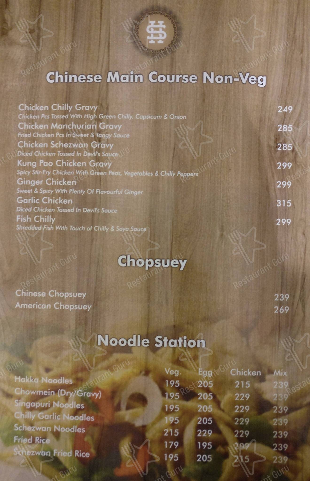 The Kitchenette Restaurant by Hotel Solitaire menu
