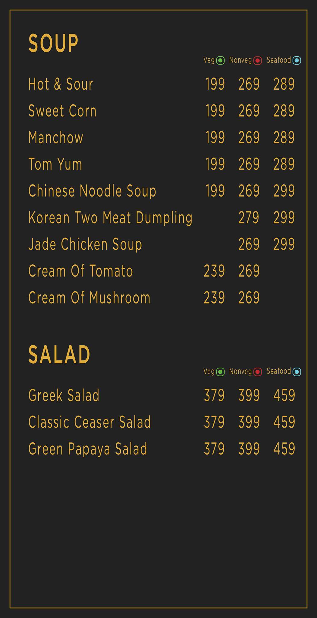 The Tribe by Hi Spirits menu