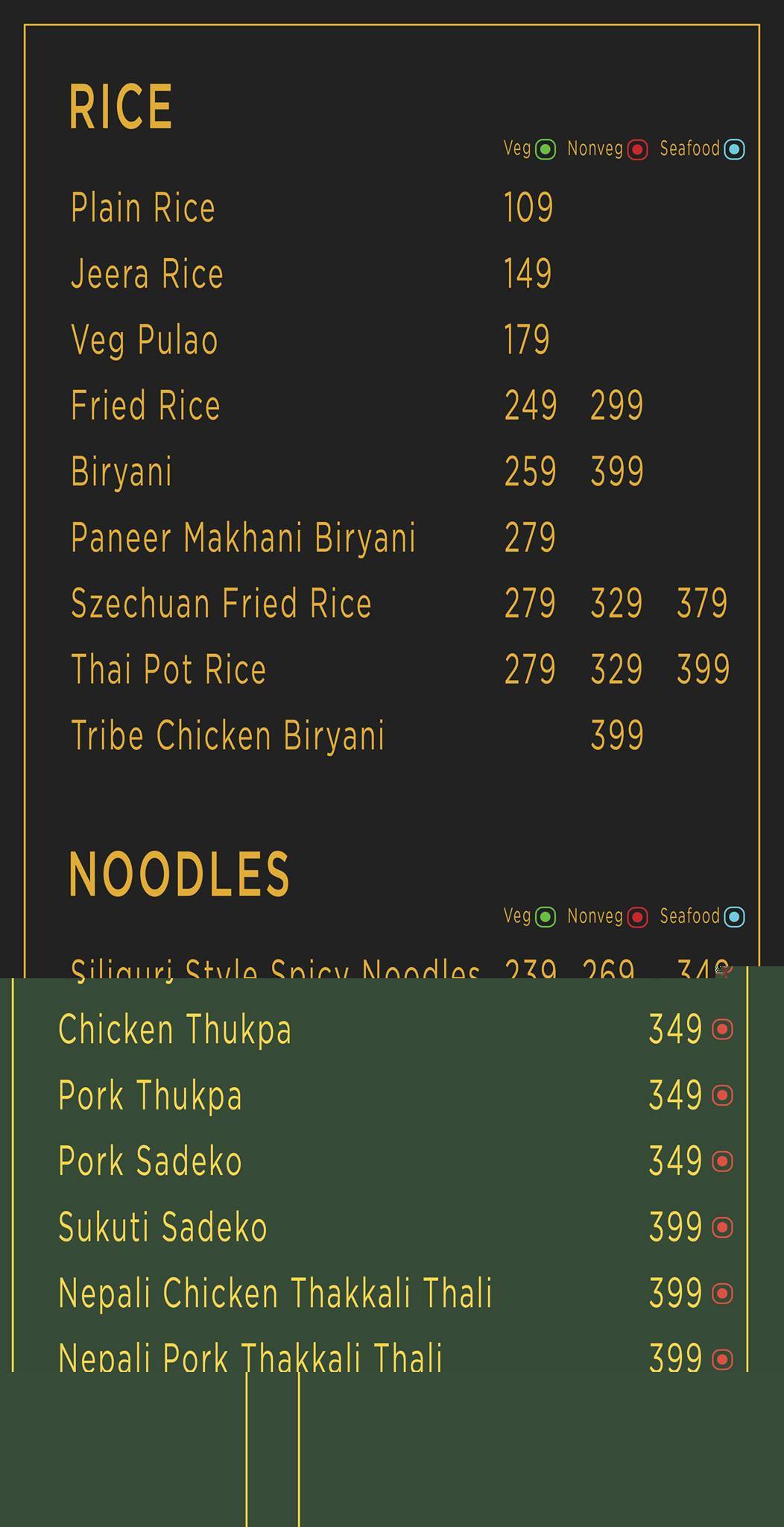 The Tribe by Hi Spirits menu