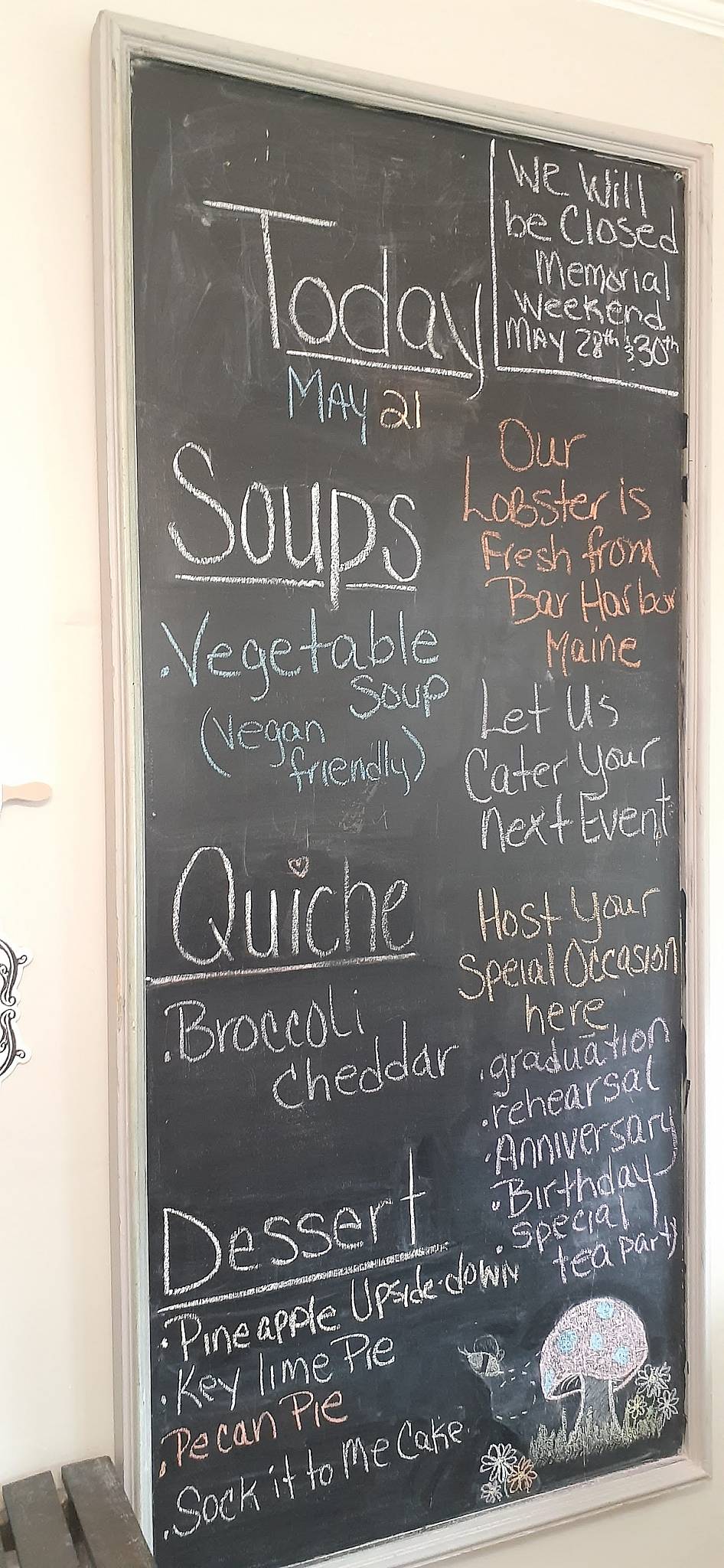 Menu at Tina & Joe’s Cafe, Zephyrhills
