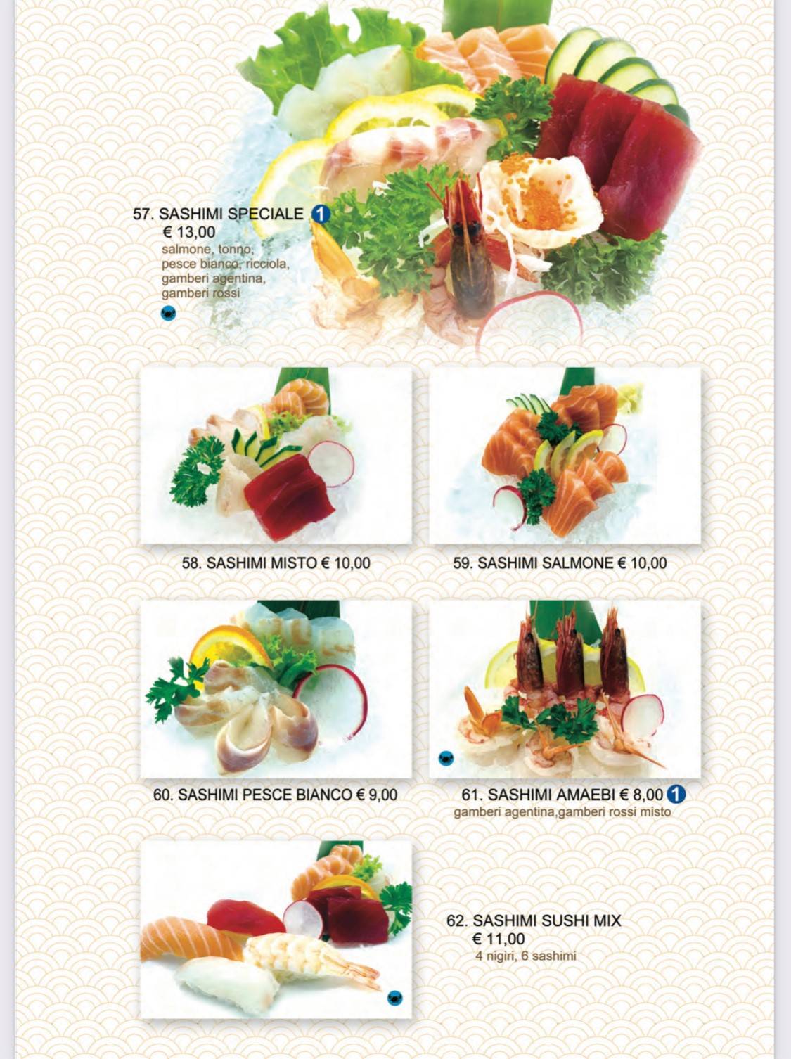 Menu di Tokyo Sushi Restaurant 