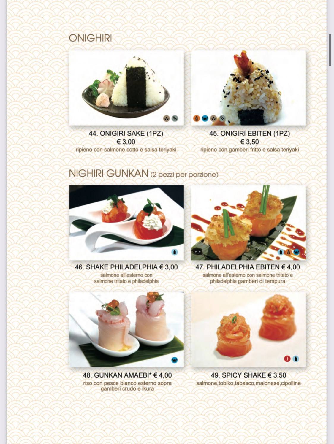 Menu di Tokyo Sushi Restaurant 