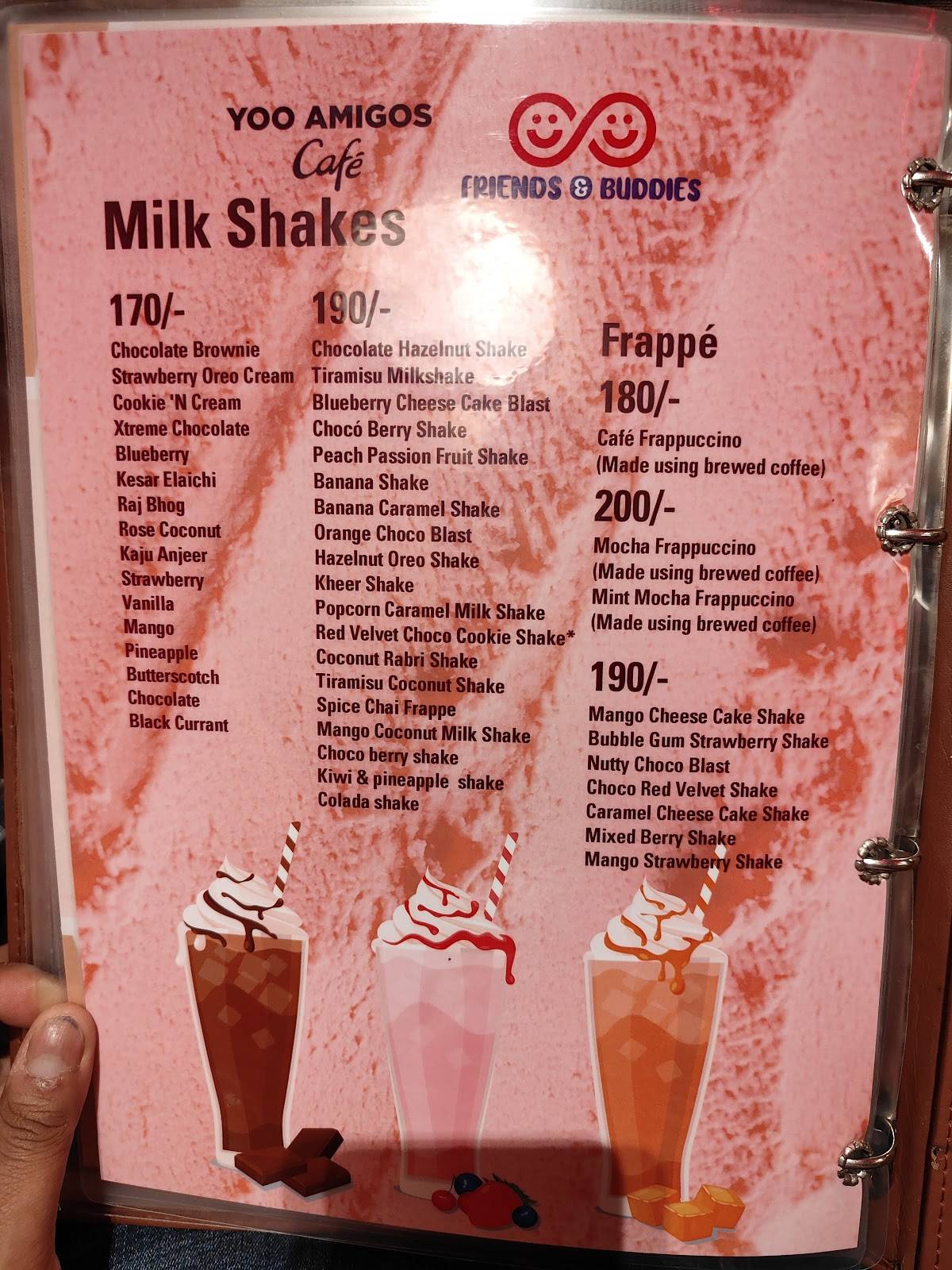 Yum Chinese menu