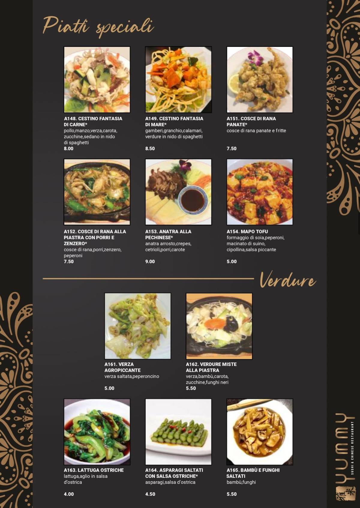 Menu di Yummy Ristorante 