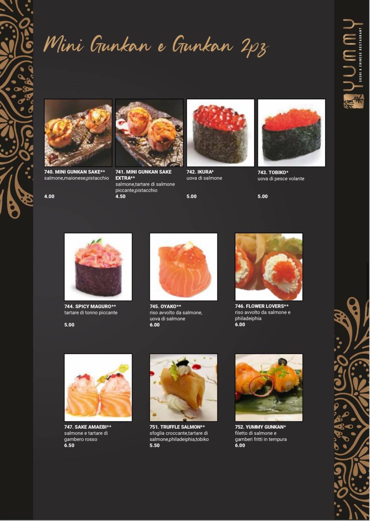Menu di Yummy Ristorante 