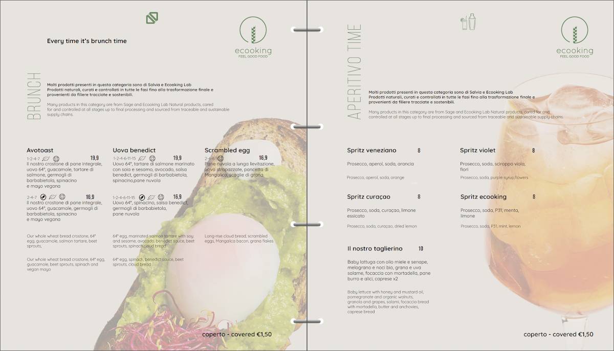 Menu di Ecooking World 