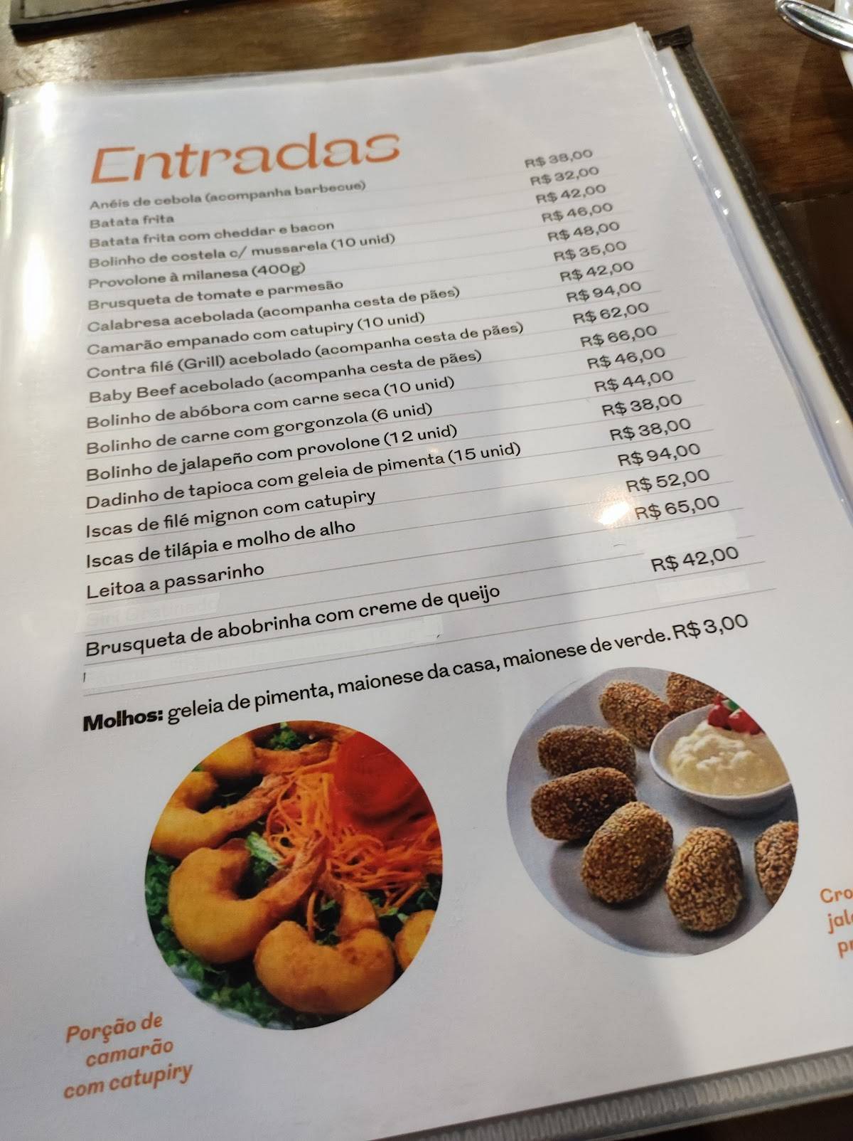 Holam Bistrô cardápio