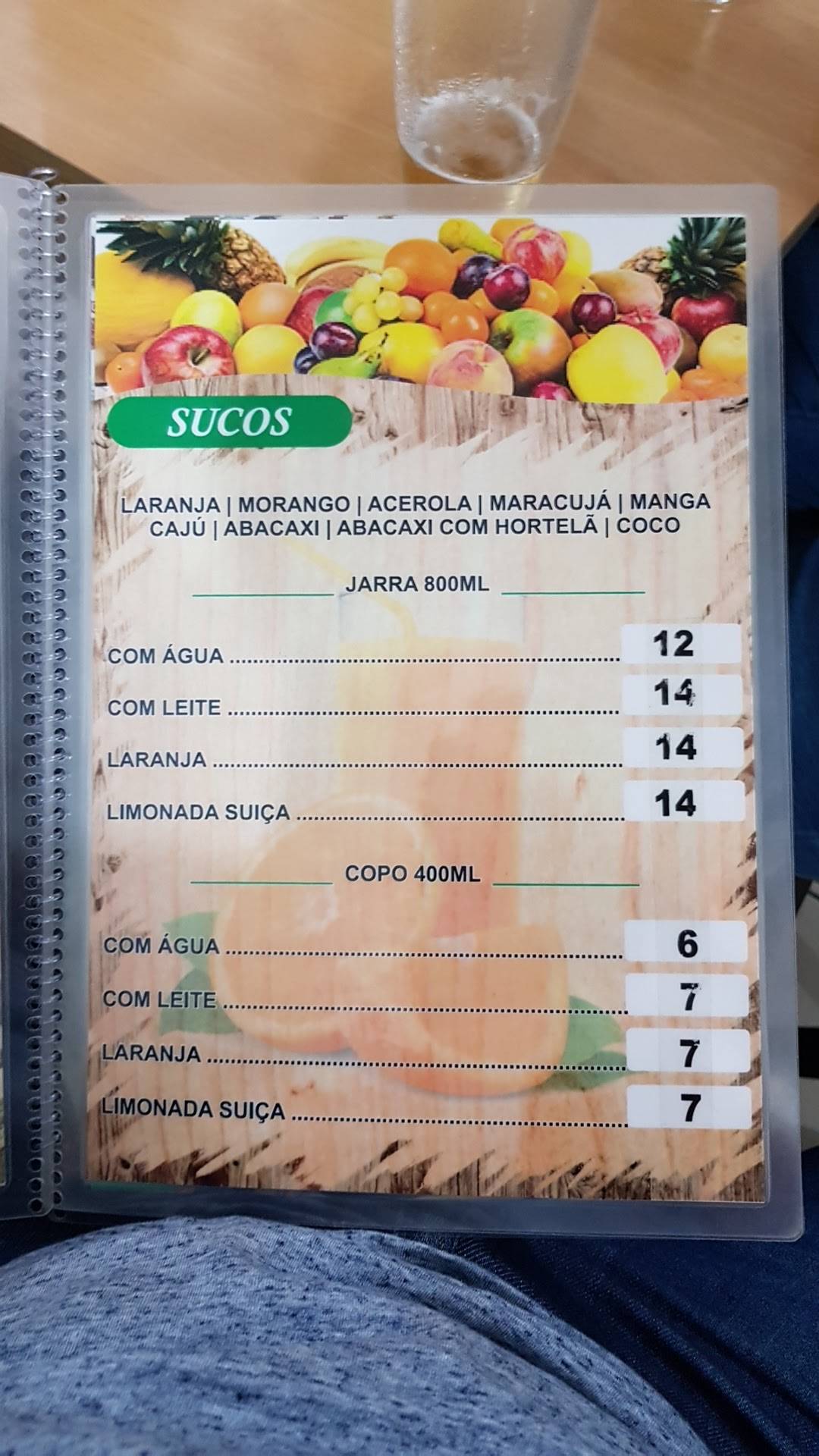 Restaurante Nobílis cardápio