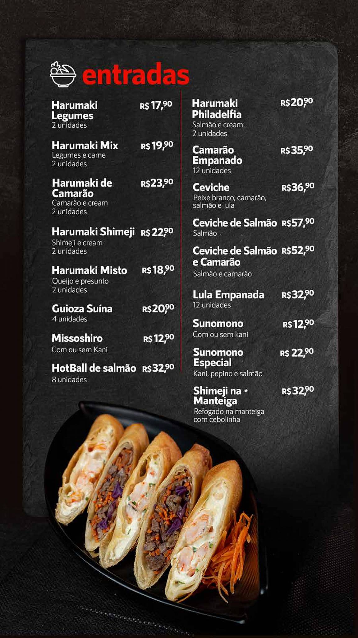 Restaurante Sushi Ponta Negra - Distrito cardápio