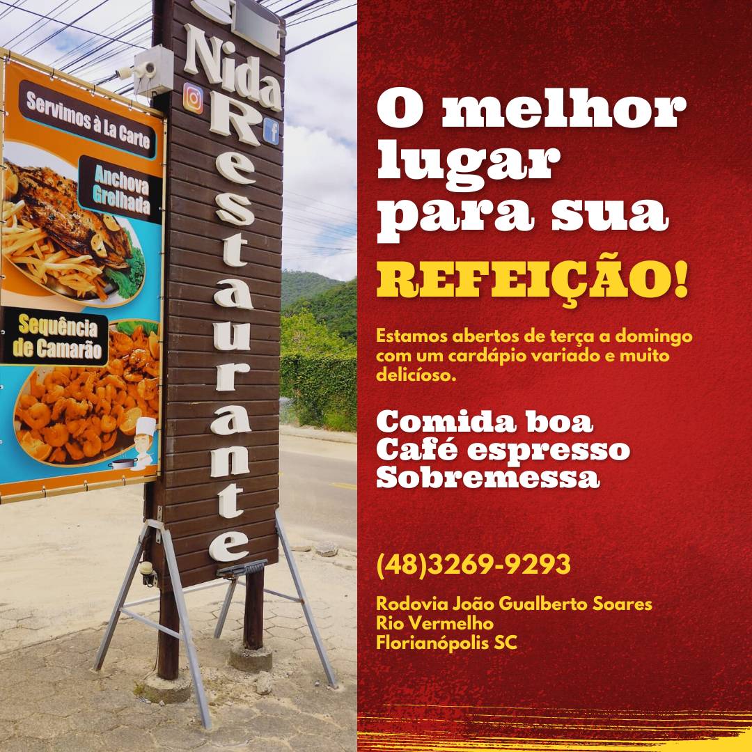 Restaurante da Nida cardápio
