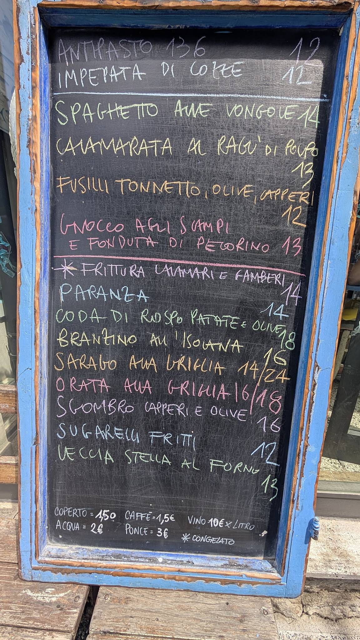 Menu di Retone 136 