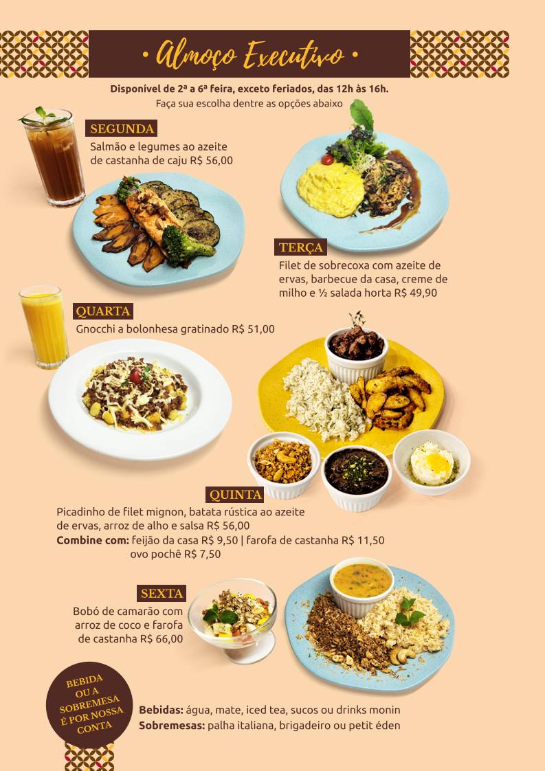 Cafeina Barata Ribeiro cardápio