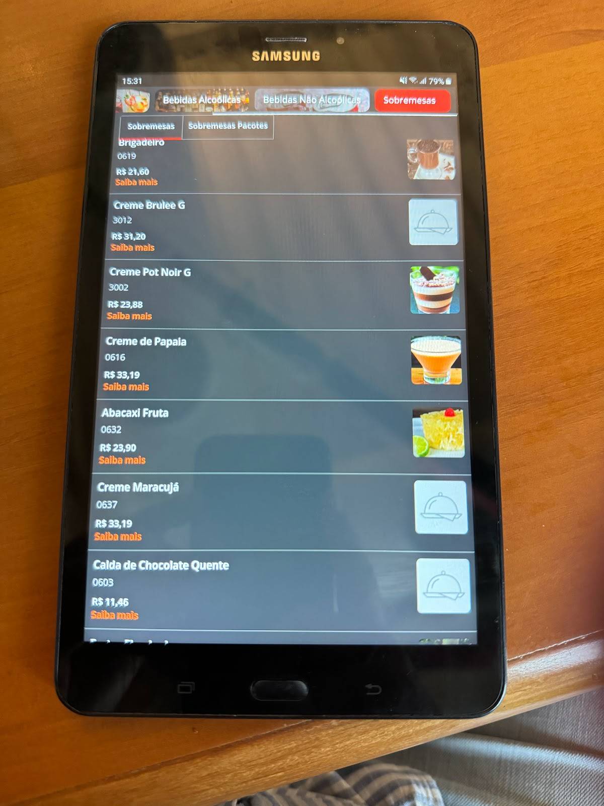 Churrascaria Rio Brasa cardápio