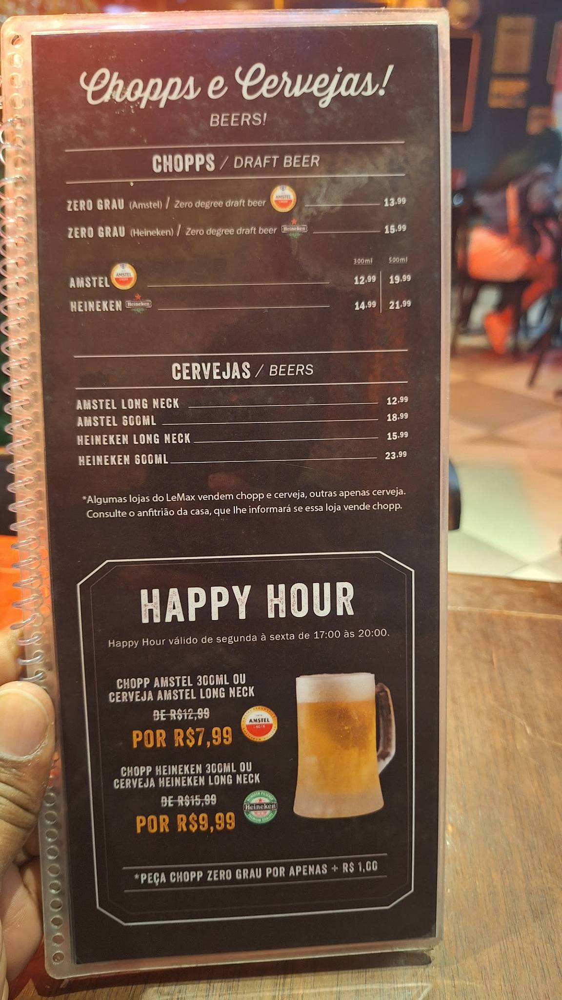 LeMax Hamburgueria cardápio