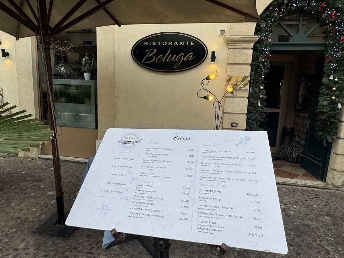 Menu di Ristorante Beluga