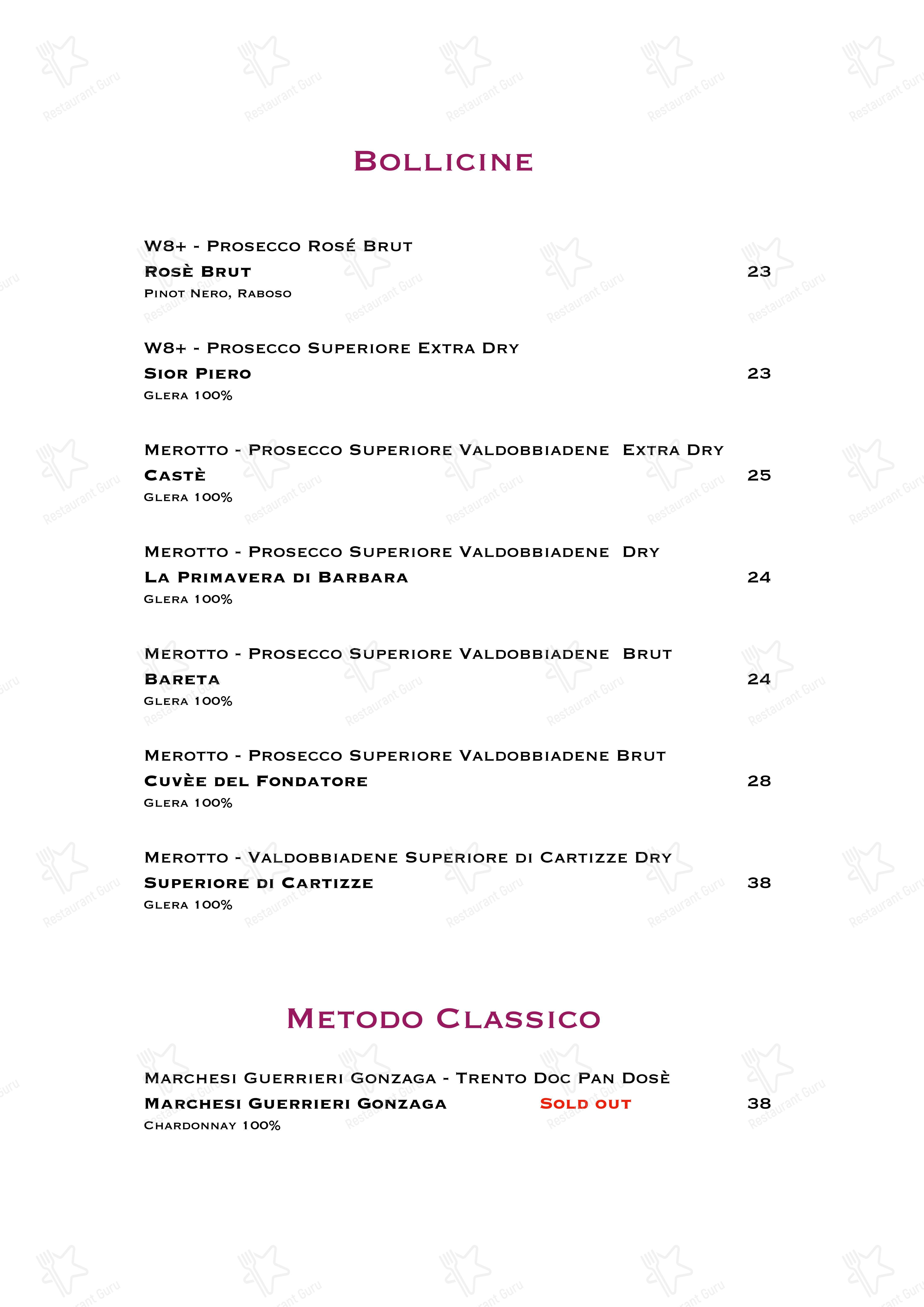 Ristorante Boccon DiVino in Gallarate - Menu