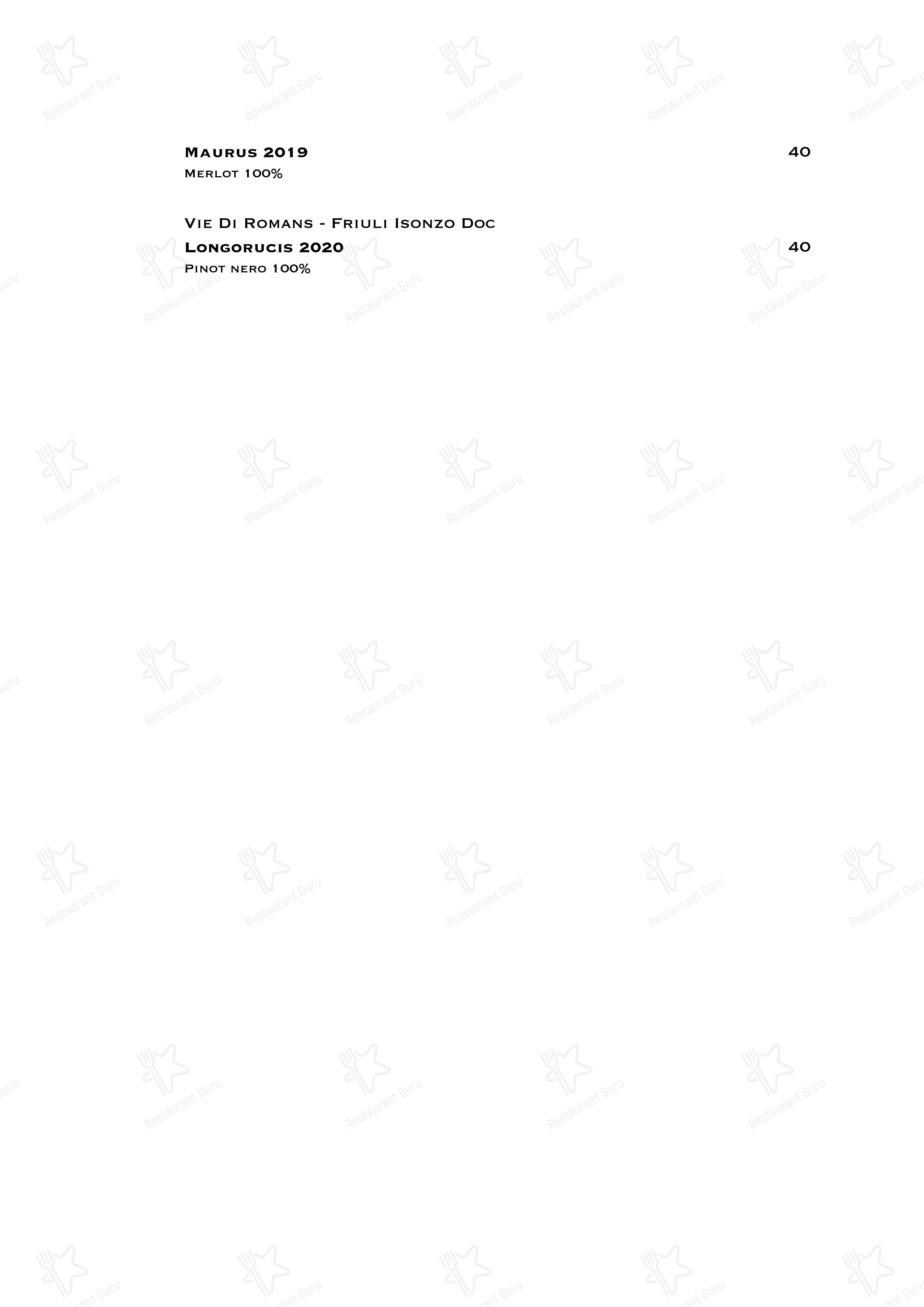 Ristorante Boccon DiVino in Gallarate - Lunch Menu