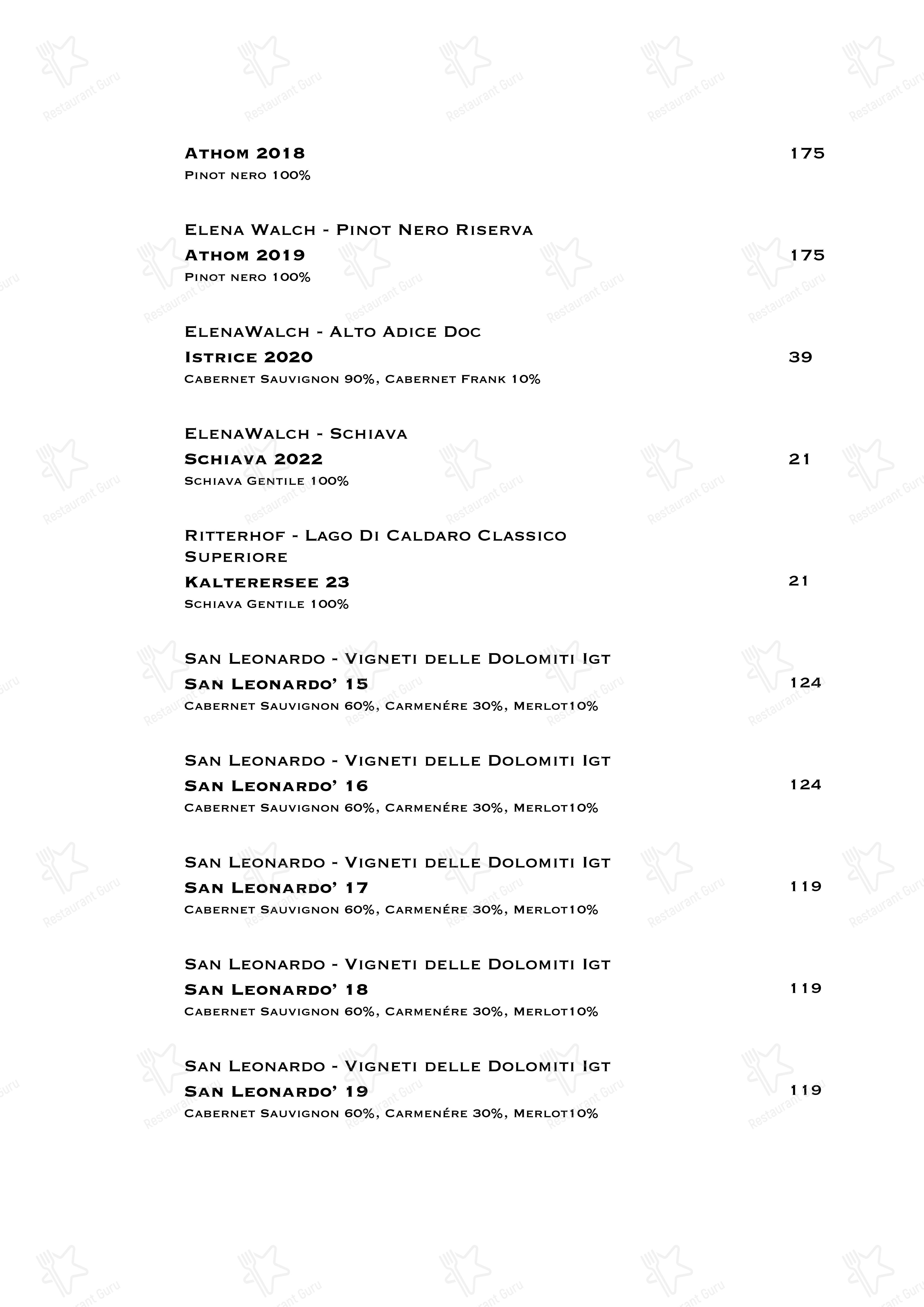 Lunch Menu per Ristorante Boccon DiVino ristorante