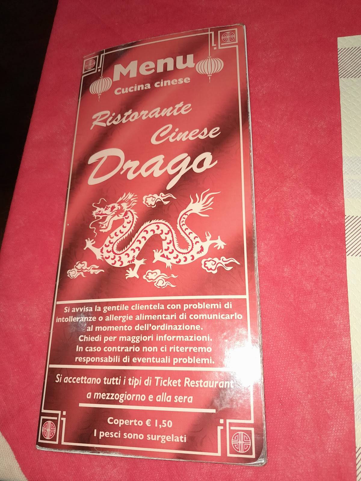 Menu di Ristorante Drago Cinese 