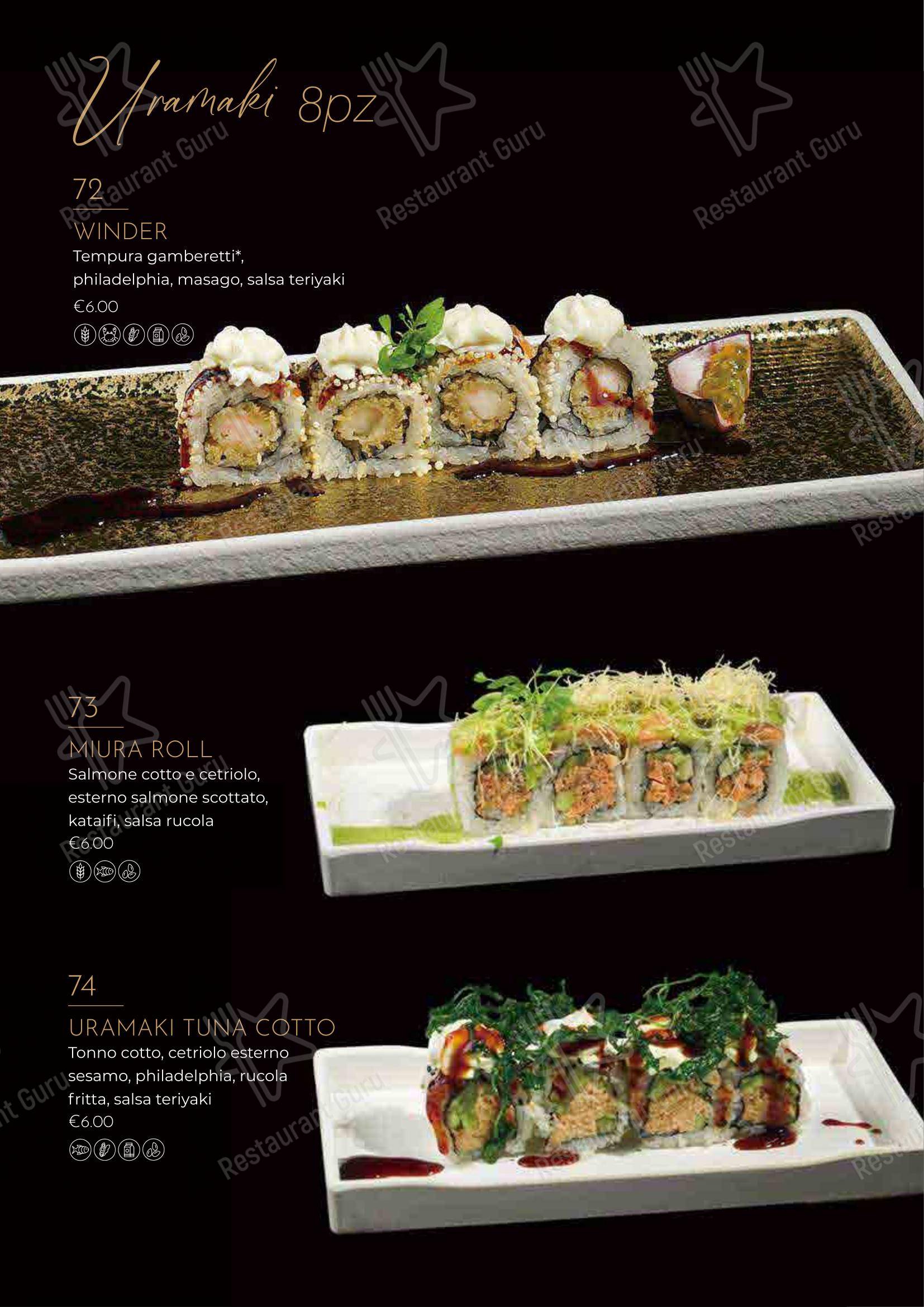 Menu di Ristorante Giapponese Hanami Parma - Menu