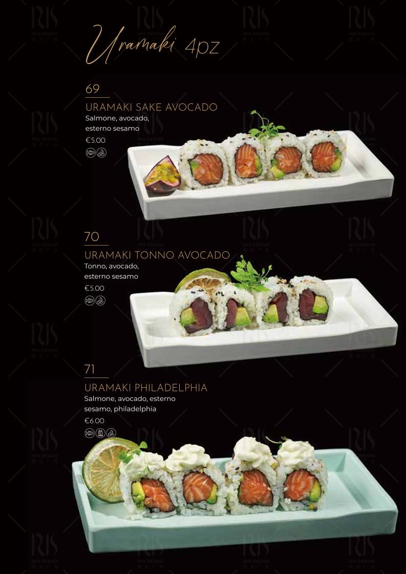 Menu di Ristorante Giapponese Hanami Parma 