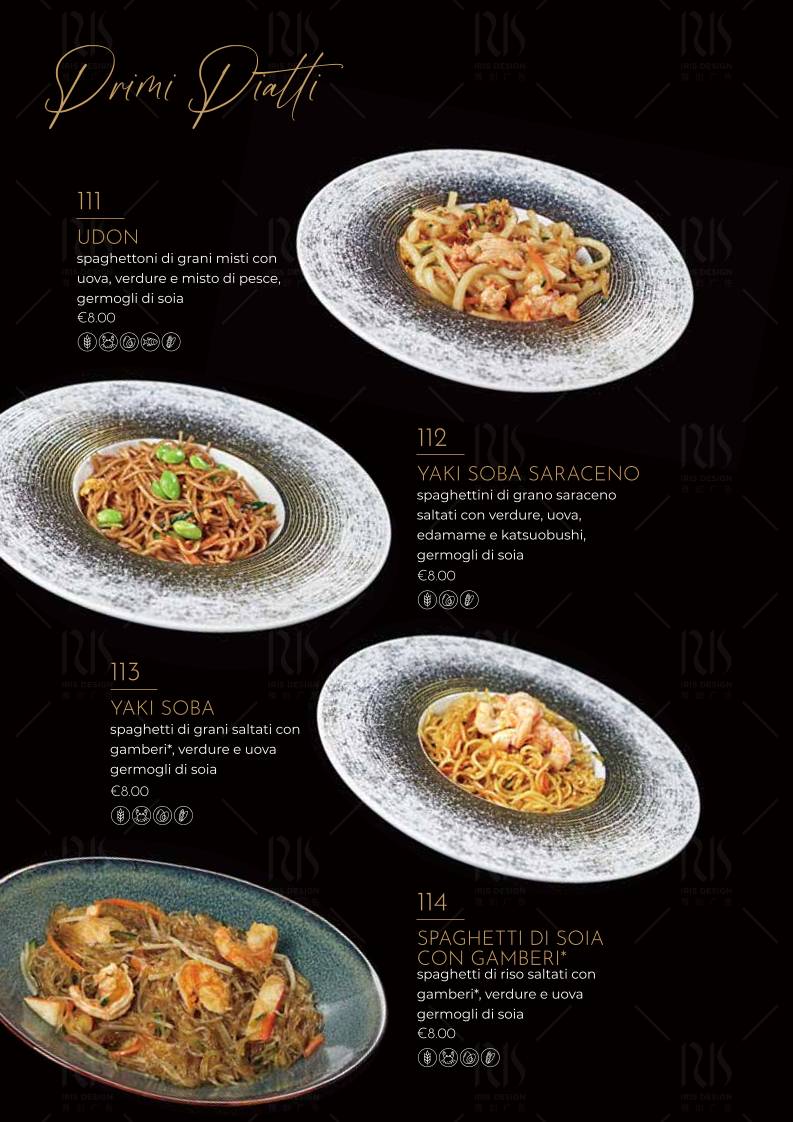 Menu di Ristorante Giapponese Hanami Parma 