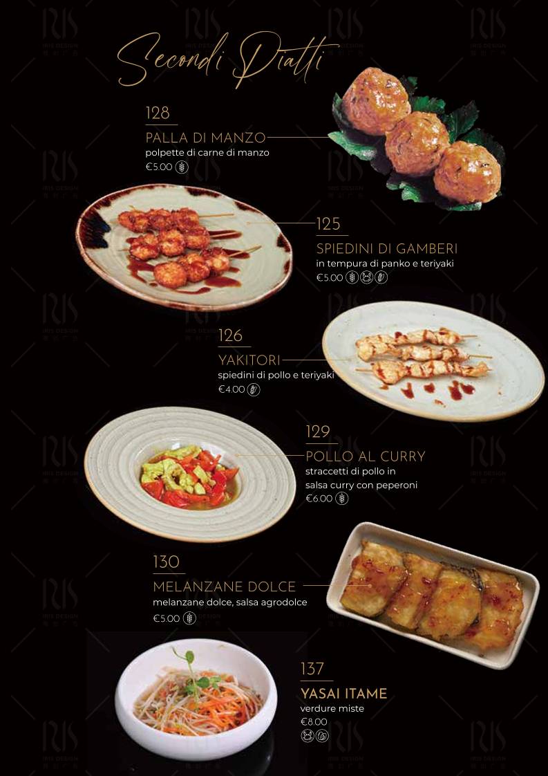Menu di Ristorante Giapponese Hanami Parma 